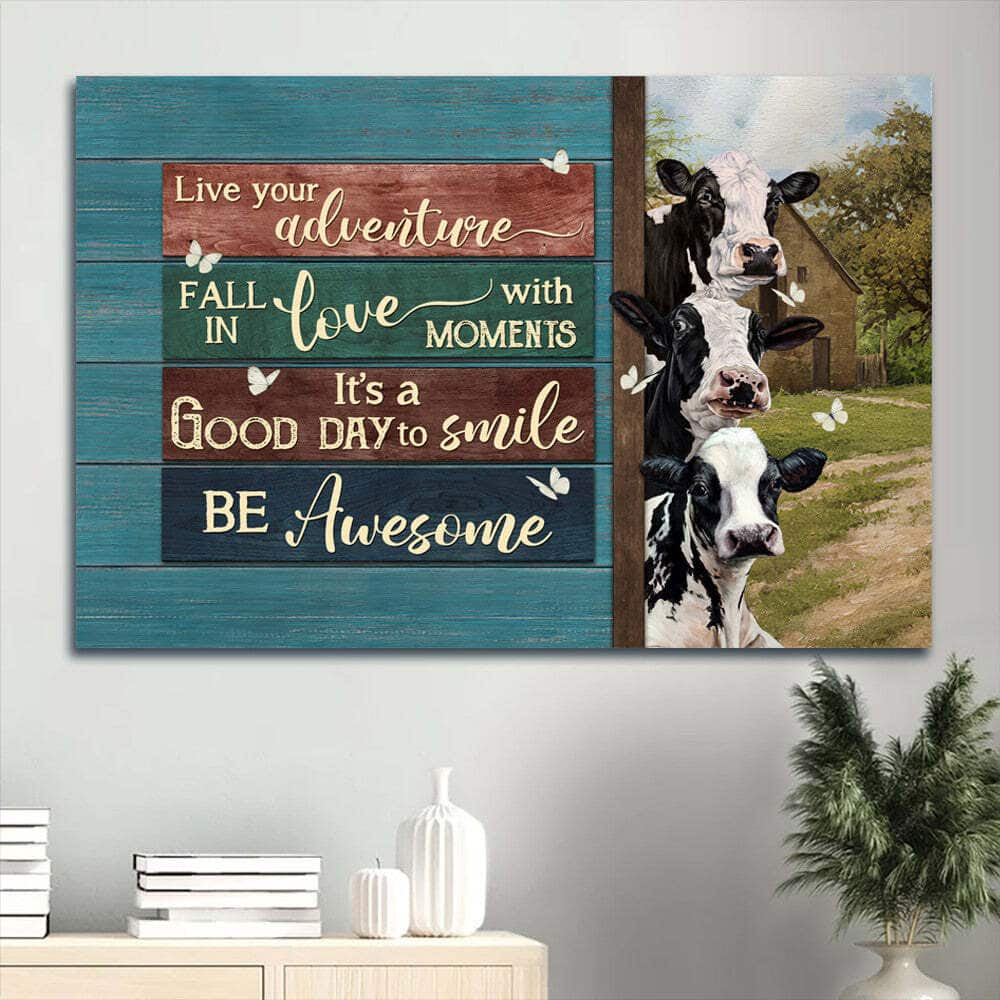 Christian Canvas Wall Art It's A Good Day To Smile