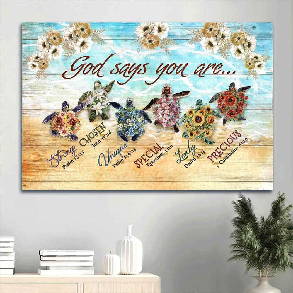 Bible Verse God Says You Are Lovely Canvas Wall Art Bible Verse God Says You Are Lovely Canvas Wall Art