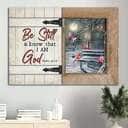 Cardinal Be Still And Know That I Am God Psalm 46:10 Canvas Wall Art Cardinal Be Still And Know That I Am God Psalm 46:10 Canvas Wall Art