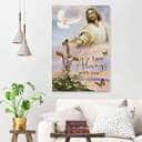 Christian Canvas Print Cross I Am With You Always Christian Canvas Print Cross I Am With You Always