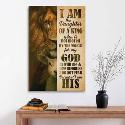Christian Canvas Print I Am The Daughter Of A King