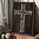 Cross Jesus Symbol Trust In The Lord Canvas Print