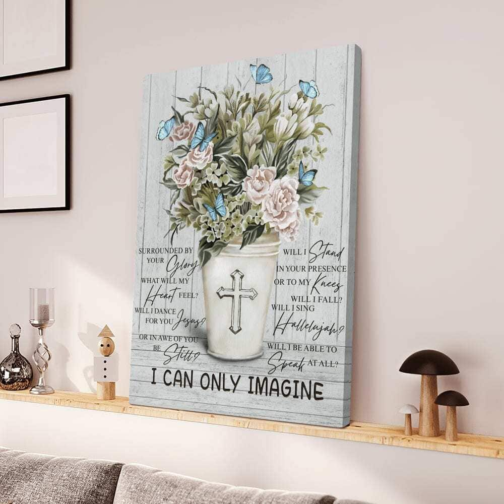 Christian Jesus I Can Only Imagine Canvas Print