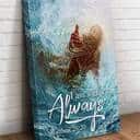 Christian Jesus I Am With You Always Canvas Print