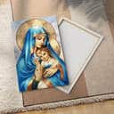 Christian Jesus And Virgin Mary Canvas Print