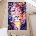 Christian Jesus And Lamb Canvas Print