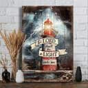 Lighthouse Cross The Lord Shall Be A Light Unto Me Canvas Print Lighthouse Cross The Lord Shall Be A Light Unto Me Canvas Print