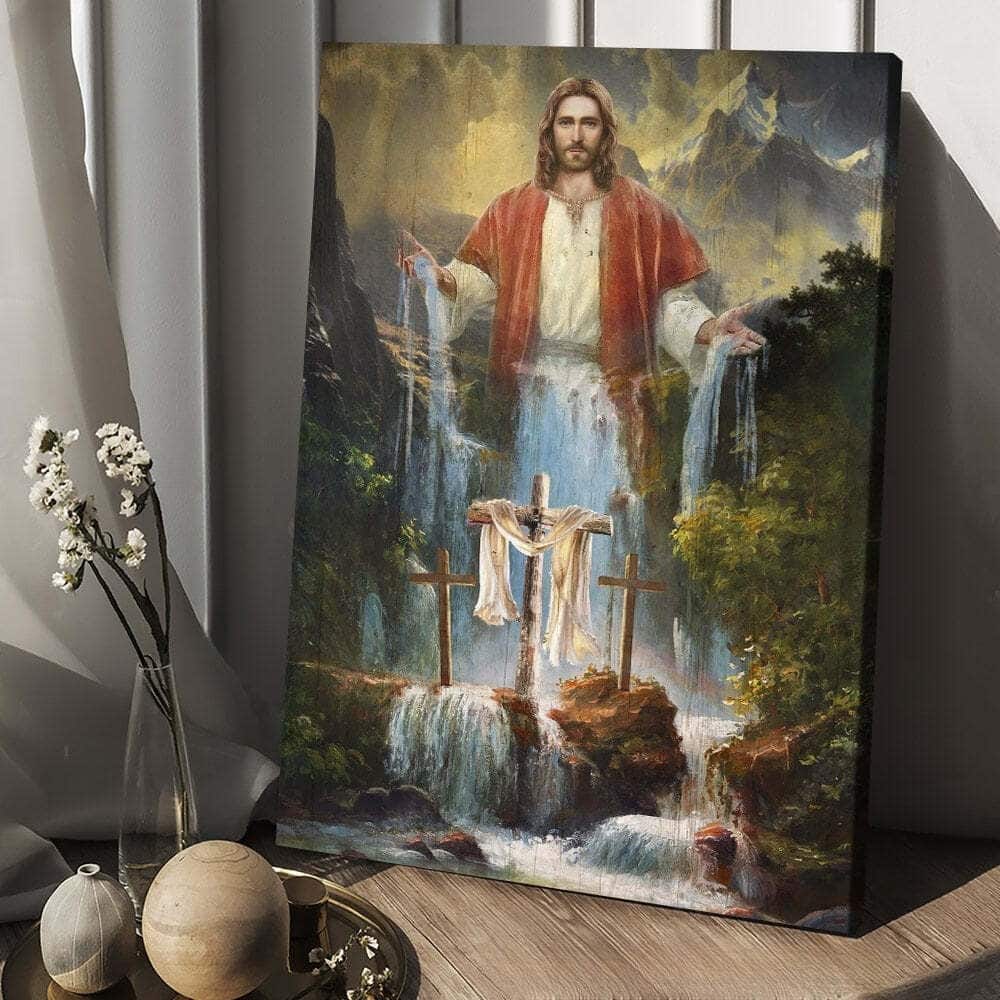 Jesus Beautiful Forest Canvas Print Jesus Beautiful Forest Canvas Print