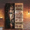 Jesus Way Maker Miracle Worker Canvas Print Jesus Way Maker Miracle Worker Canvas Print