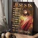 Jesus Is My Savior My Healer Canvas Print Jesus Is My Savior My Healer Canvas Print