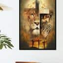 Jesus Lion Of Judah Cross Canvas Print Jesus Lion Of Judah Cross Canvas Print