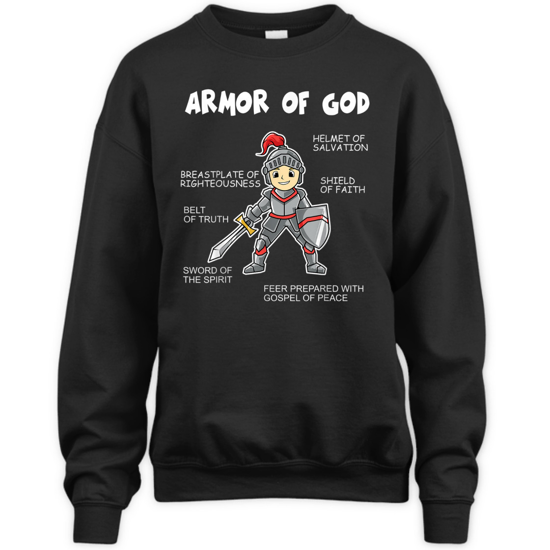 Put On The Full Armor Of God Cute Christian Religious Gift T-Shirt Put On The Full Armor Of God Cute Christian Religious Gift T-Shirt