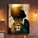 Christian Jesus Lion Of Judah Canvas Print