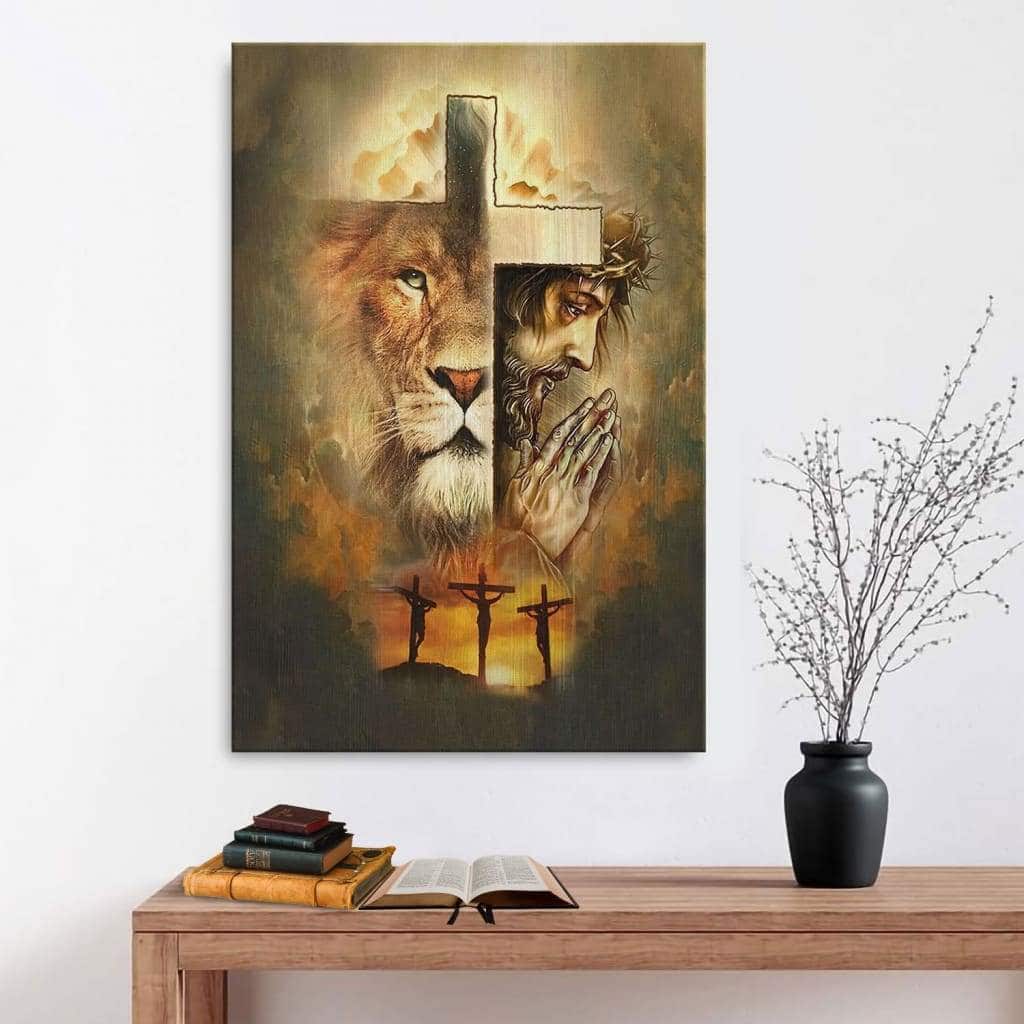 Jesus The Lion Of Judah Canvas Print