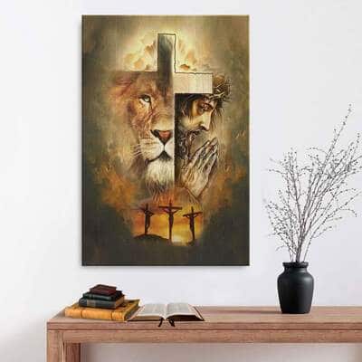 Jesus The Lion Of Judah Canvas Print