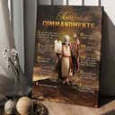Ten Commandments Of God Canvas Print Ten Commandments Of God Canvas Print