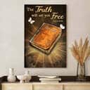 The Truth Will Set You Free Jesus Canvas Print The Truth Will Set You Free Jesus Canvas Print