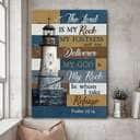 The Lord Is My Rock Canvas Print