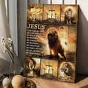 Jesus Is My God My King Canvas Print
