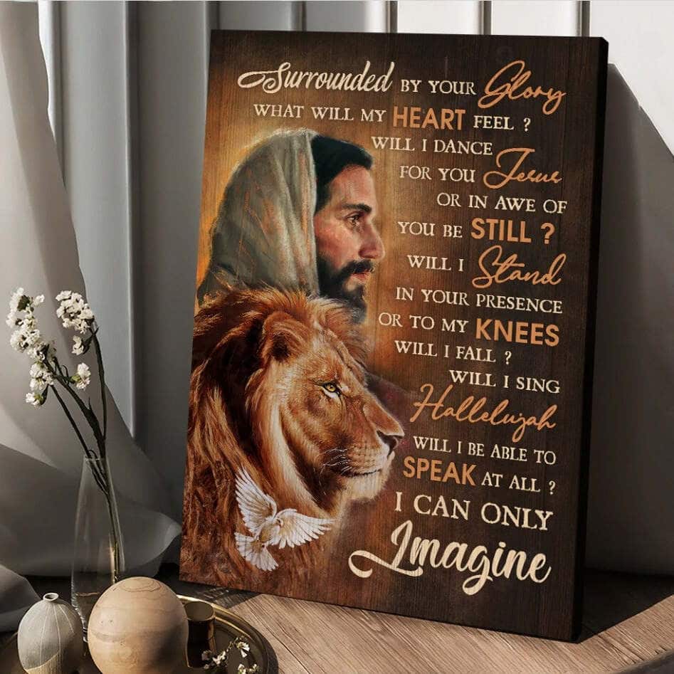 The Face Of Jesus Lion I Can Only Imagine Canvas Print The Face Of Jesus Lion I Can Only Imagine Canvas Print