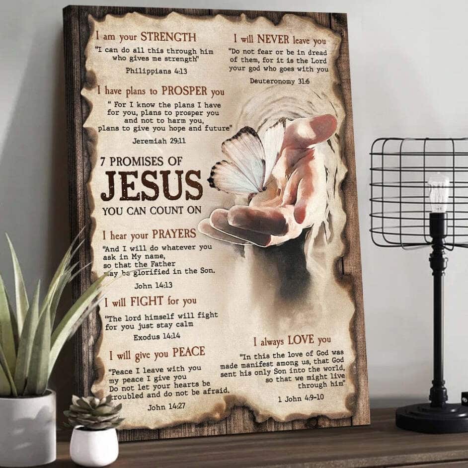Seven Promises Of Jesus Canvas Print Seven Promises Of Jesus Canvas Print