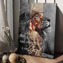 Lion Of Judah Be Still And Know That I Am God Canvas Print Lion Of Judah Be Still And Know That I Am God Canvas Print