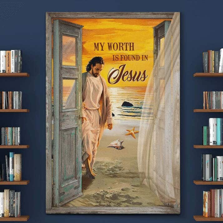 My Worth Is Found In Jesus Canvas Print My Worth Is Found In Jesus Canvas Print