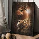Christian Lion Of Judah God Gift For Love Ones Canvas Print