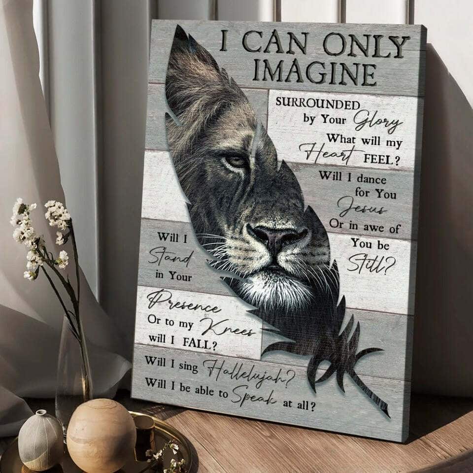 Lion Of Judah I Can Only Imagine Canvas Print Lion Of Judah I Can Only Imagine Canvas Print