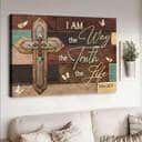 Christian I Am The Way The Truth The Life Canvas Wall Art
