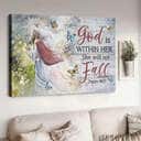 Christian God Is Within Her She Will Not Fall Canvas Wall Art Christian God Is Within Her She Will Not Fall Canvas Wall Art