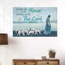 Christian As For Me My House We Will Serve The Load Canvas Wall Art Christian As For Me My House We Will Serve The Load Canvas Wall Art