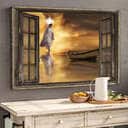 Christian Jesus Walks On Water Canvas Wall Art