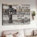 Christian As For Me And My House We Will Serve The Lord Canvas Wall Art Christian As For Me And My House We Will Serve The Lord Canvas Wall Art