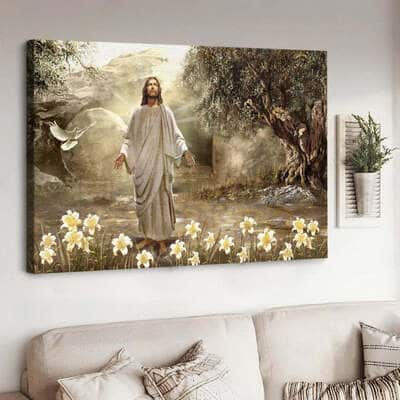 Christian Jesus A New Day Has Come Canvas Wall Art