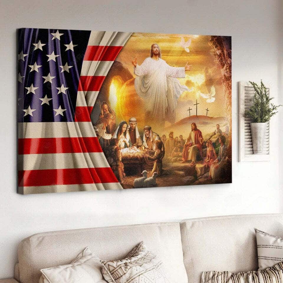 Christian Birth Of Jesus Canvas Wall Art Christian Birth Of Jesus Canvas Wall Art