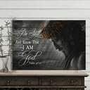 Christian Jesus Be Still And Know That I Am God Canvas Wall Art Christian Jesus Be Still And Know That I Am God Canvas Wall Art