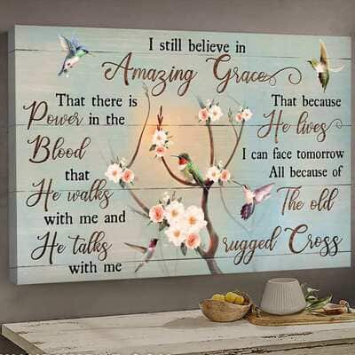 Christian Jesus The Old Rugged Cross I Still Believe In Amazing Grace Canvas Wall Art Christian Jesus The Old Rugged Cross I Still Believe In Amazing Grace Canvas Wall Art