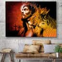 Christian Canvas Wall Art God Lion And Lamb Christian Canvas Wall Art God Lion And Lamb