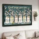 Christian Canvas Wall Art Flower Hummingbirds God Says You Are Christian Canvas Wall Art Flower Hummingbirds God Says You Are