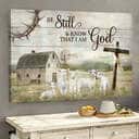 Lamb Of God Be Still And Know That I Am God Canvas Wall Art Lamb Of God Be Still And Know That I Am God Canvas Wall Art