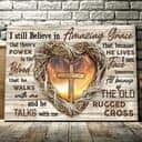 Christian Jesus Heart Cross I Still Believe In Amazing Grace Canvas Wall Art Christian Jesus Heart Cross I Still Believe In Amazing Grace Canvas Wall Art