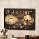 Jesus God Is Good All The Time Christian Canvas Wall Art