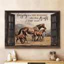 Christian Horses Everyday Is A New Beginning Canvas Wall Art Christian Horses Everyday Is A New Beginning Canvas Wall Art