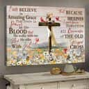 Christian Daisy Field Cardinal I Still Believe In Amazing Grace Jesus Canvas Wall Art Christian Daisy Field Cardinal I Still Believe In Amazing Grace Jesus Canvas Wall Art
