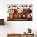 Christian Canvas Wall Art Today I Choose Jesus