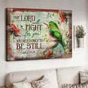 Christian Canvas Wall Art The Lord Will Fight For You You Need Only To Be Still