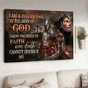 Christian Canvas Wall Art I Am A Warrior In The Army Of God Christian Canvas Wall Art I Am A Warrior In The Army Of God