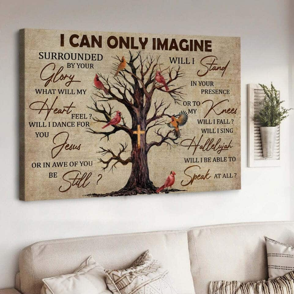 Oldest Tree Cross Jesus I Can Only Imagine Canvas Wall Art