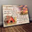 Old Barn Wooden Cross I Still Believe In Amazing Grace Canvas Wall Art Old Barn Wooden Cross I Still Believe In Amazing Grace Canvas Wall Art
